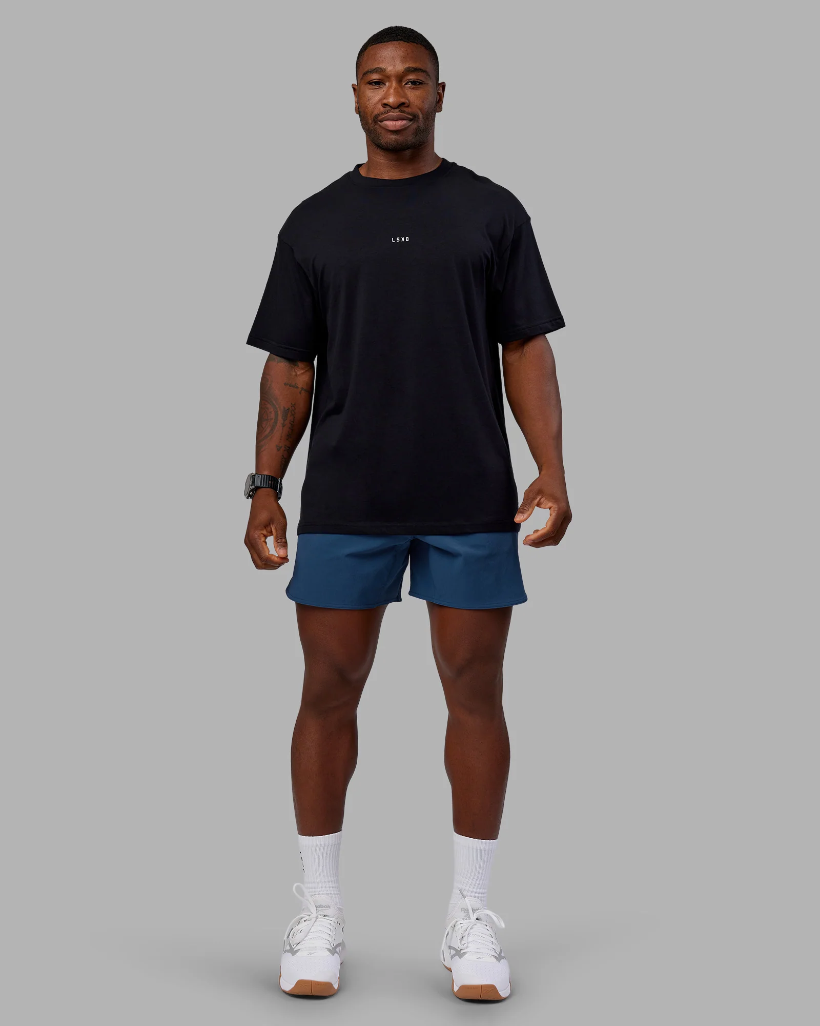 Base FLXCotton Tee Oversized - Black - Image 5