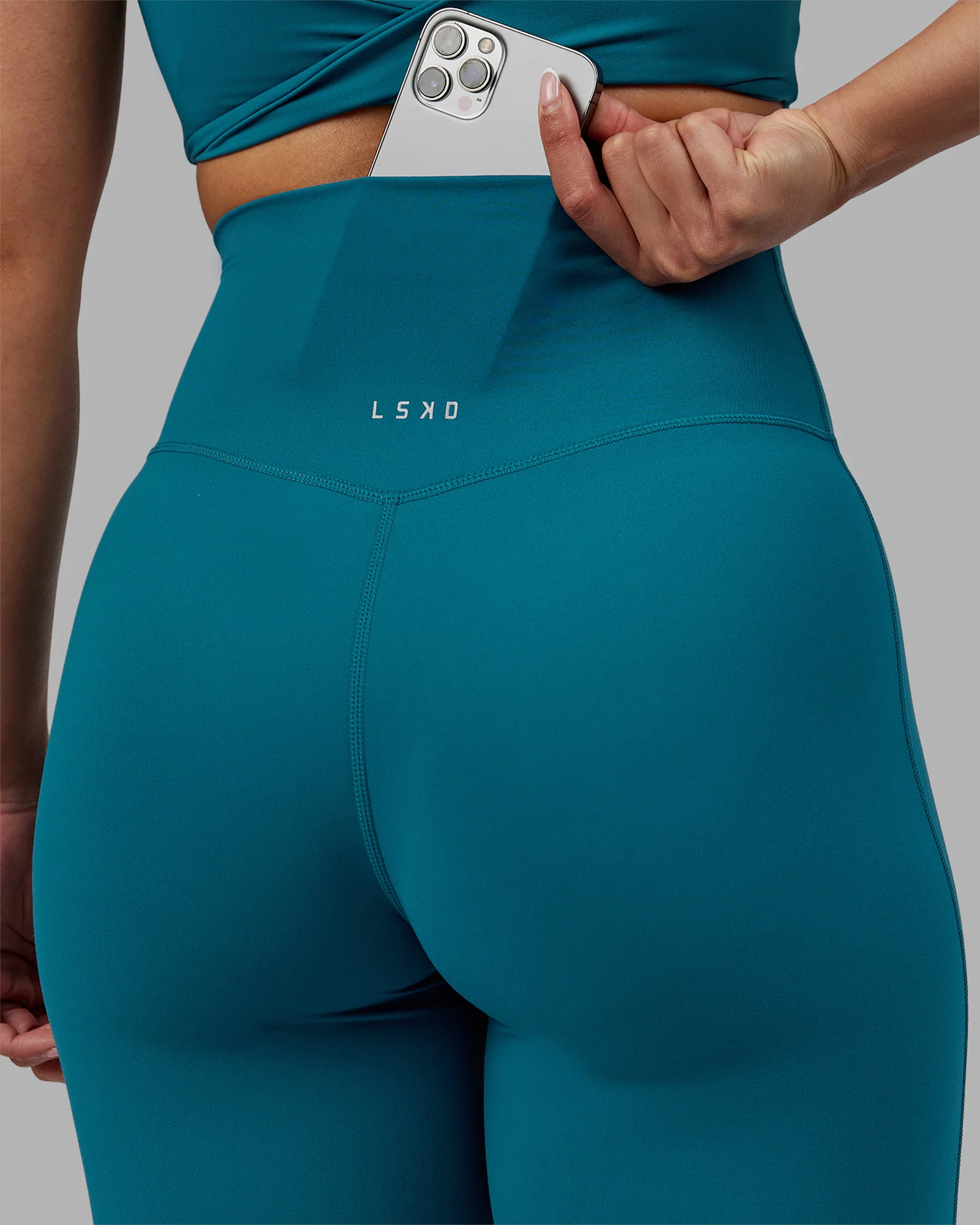 Elixir Ultra High-Rise 7/8 Legging - Blue Coral - Image 6