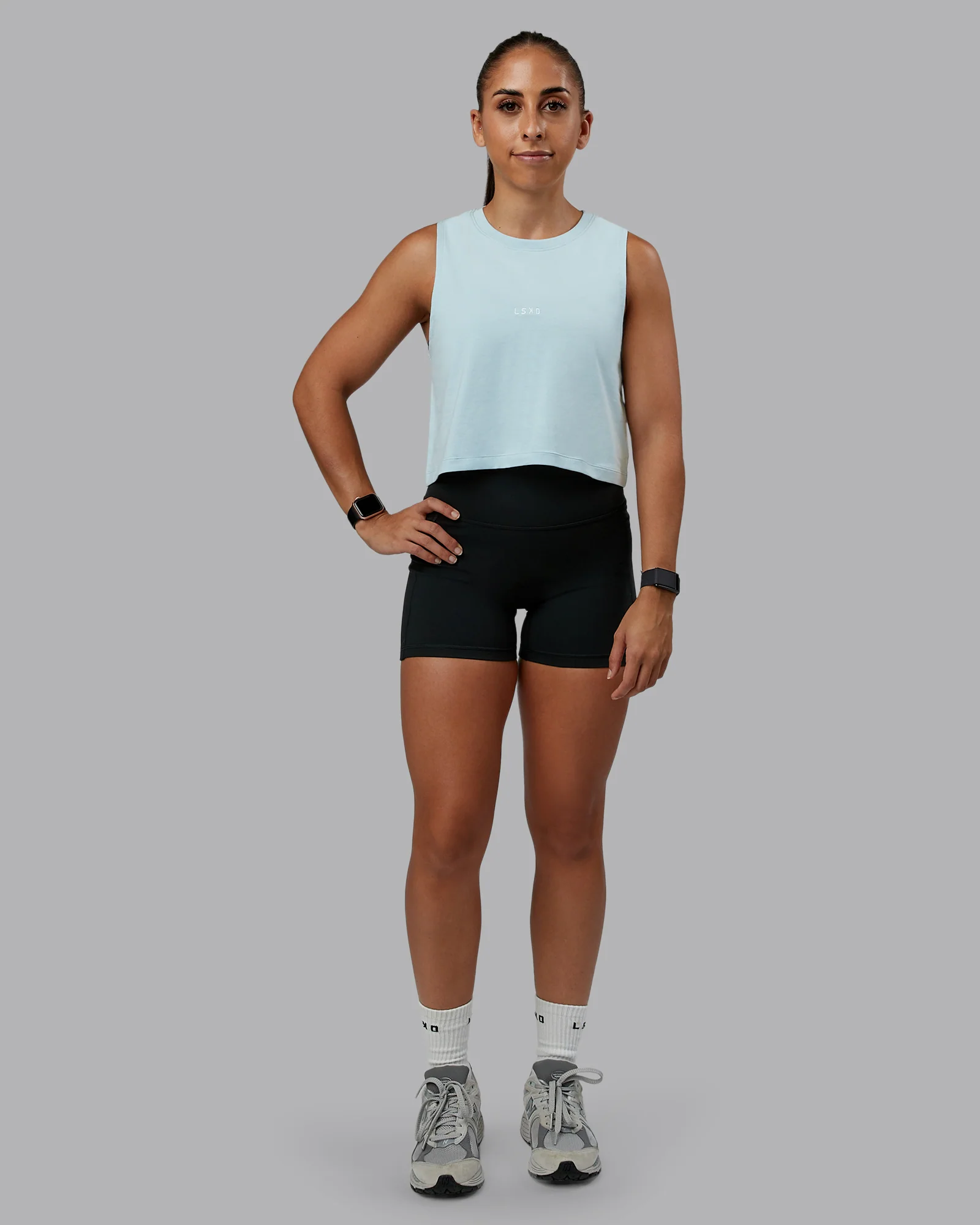 Go-To FLXCotton Tank - Skyride-White - Image 5