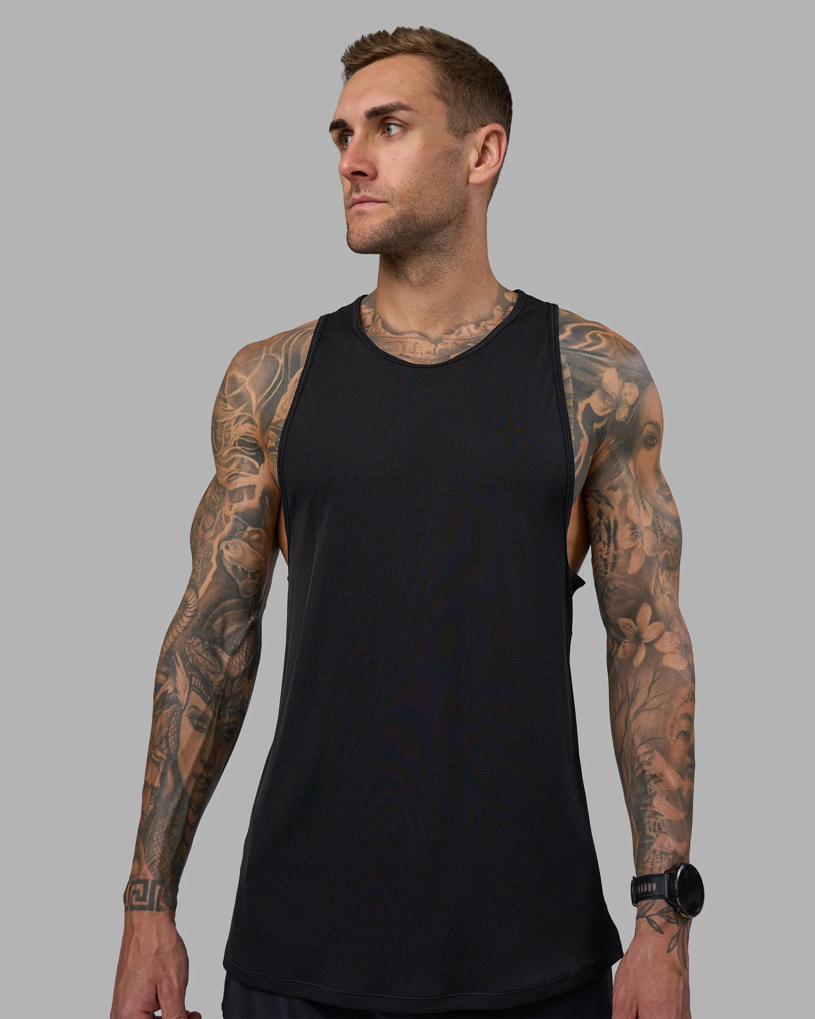 Pace Running Tank - Black - Image 6
