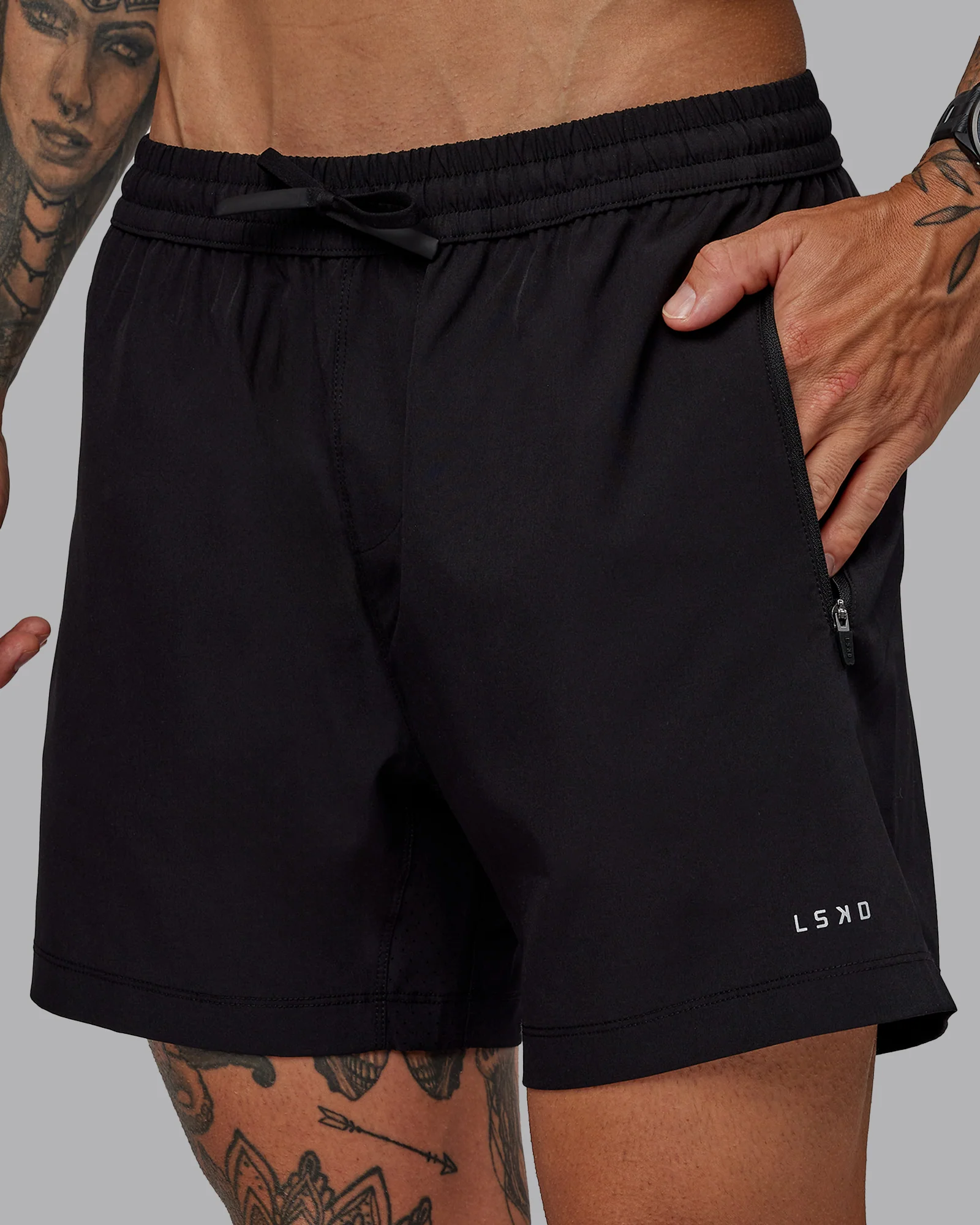 Rep Lined Performance Short 5" - Black - Image 3