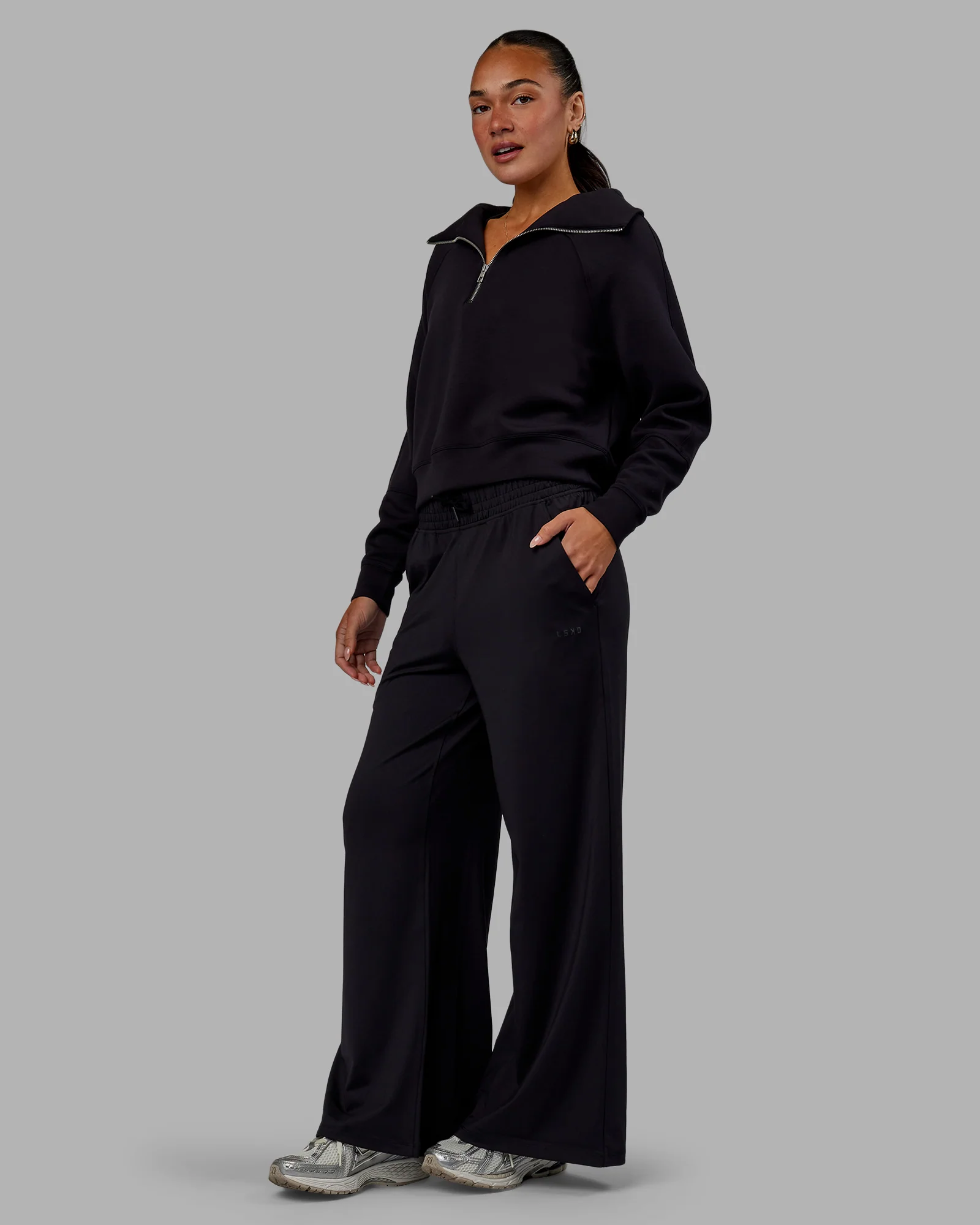 Restore CloudFLX Wide Leg Pant - Black - Image 7