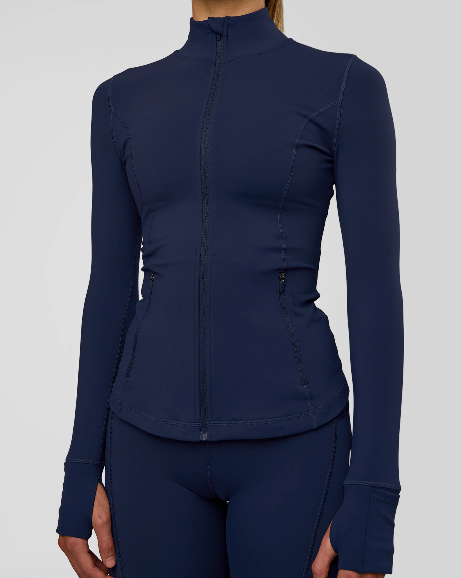 Stride Zip Through Jacket - Future Navy - Image 7