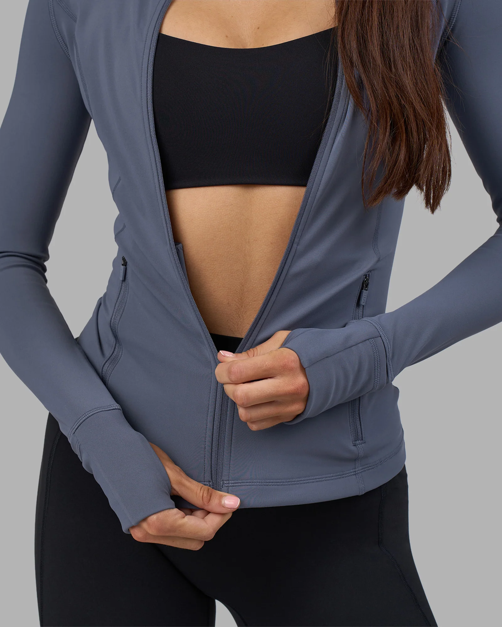 Stride Zip Through Jacket - Night Shadow - Image 3