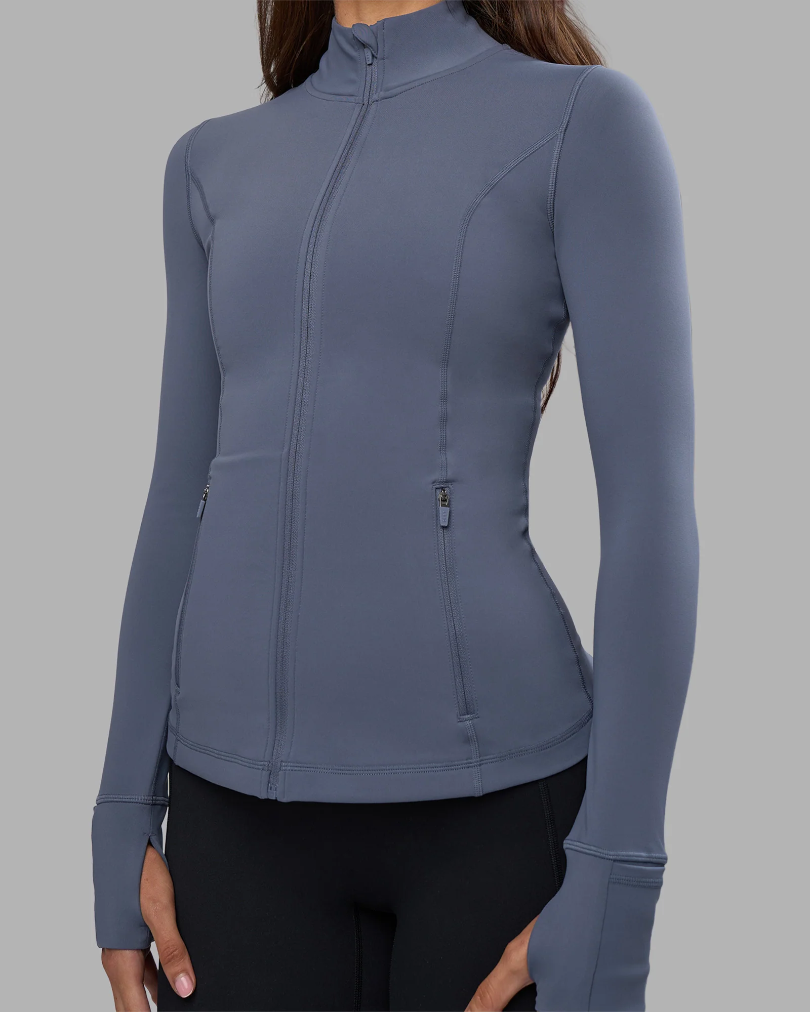 Stride Zip Through Jacket - Night Shadow - Image 6