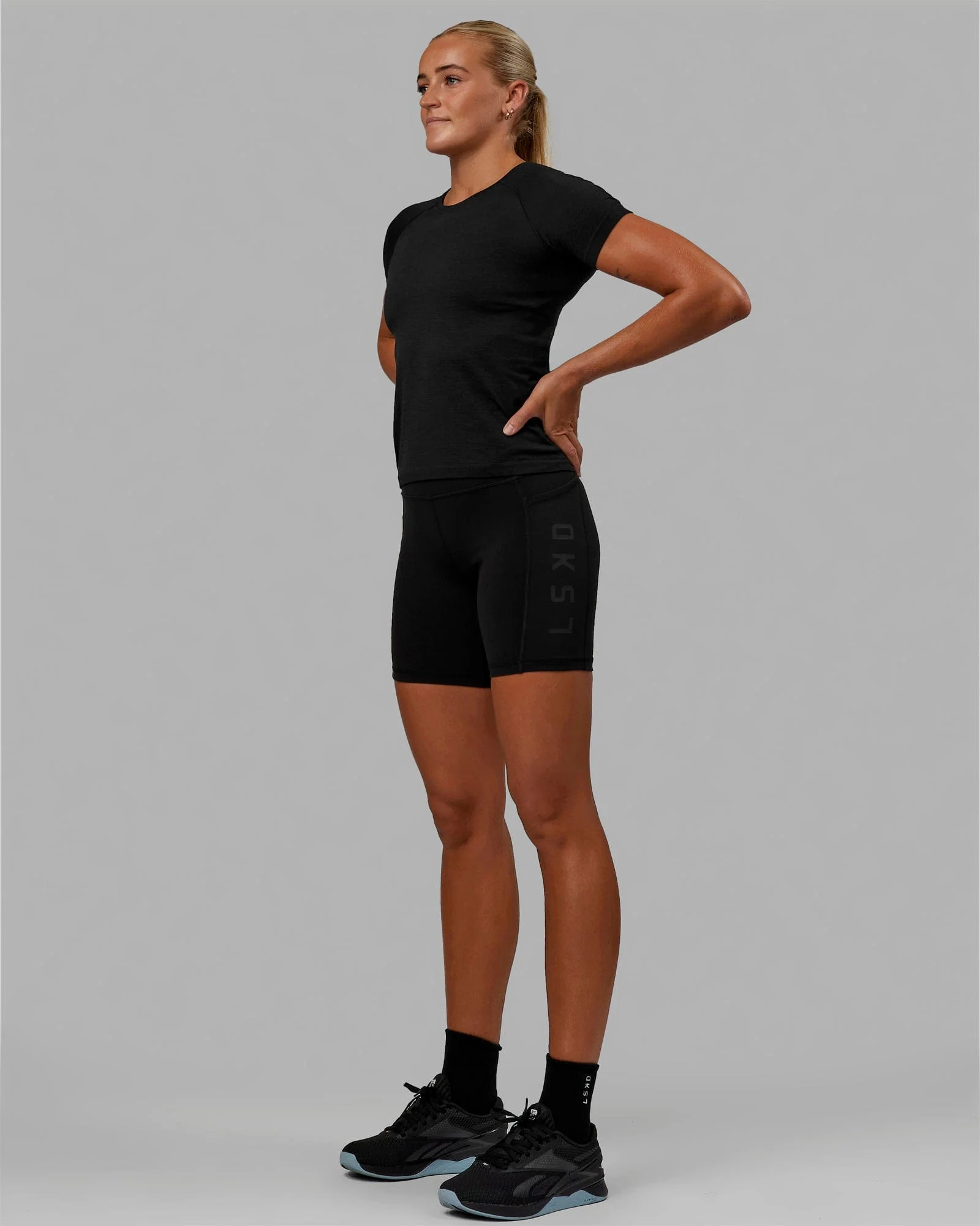 AeroFLX+ Seamless Tee - Black Marl - Image 3